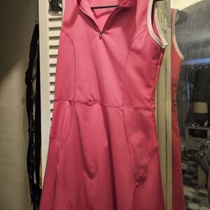 Sleeveless Tennis Dress With Detached Shorts